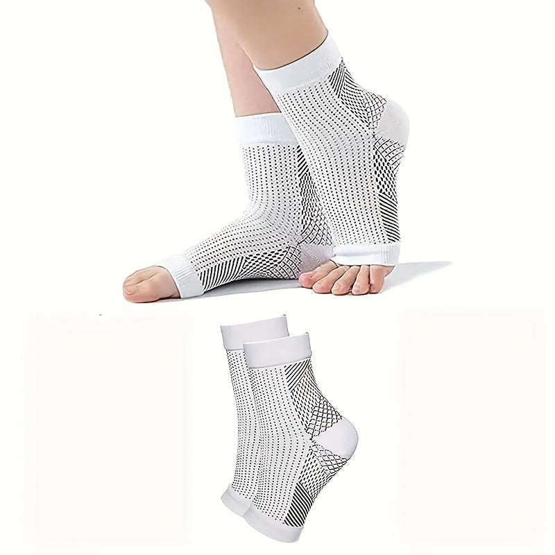 2pcs Neuropathy Socks, Ankle Brace Socks Compression Socks Compression Sleeve For Ankle