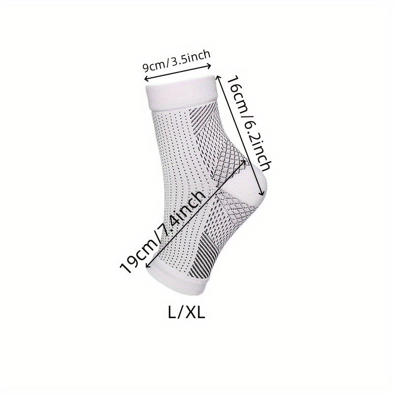 2pcs Neuropathy Socks, Ankle Brace Socks Compression Socks Compression Sleeve For Ankle