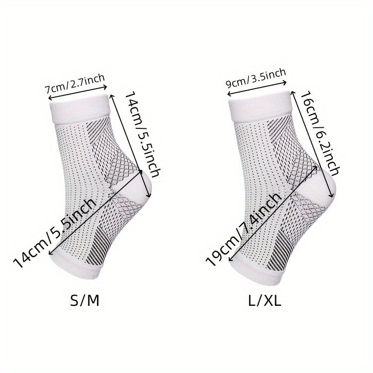 2pcs Neuropathy Socks, Ankle Brace Socks Compression Socks Compression Sleeve For Ankle