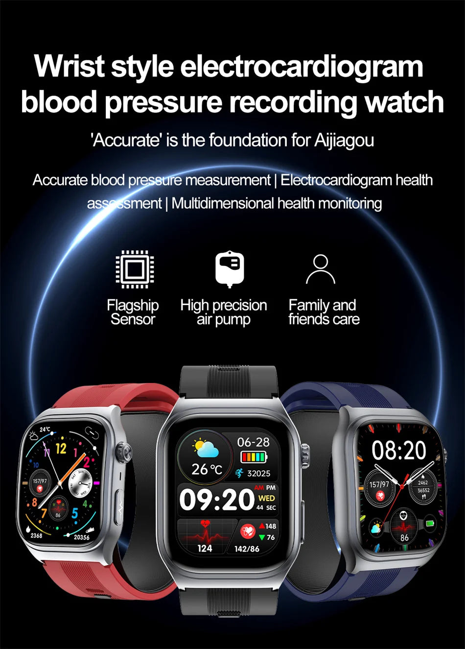 2025 New Health Monitor Smart Watch