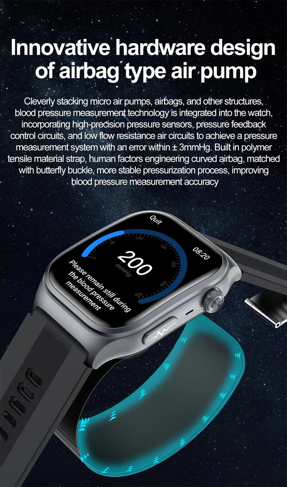 2025 New Health Monitor Smart Watch