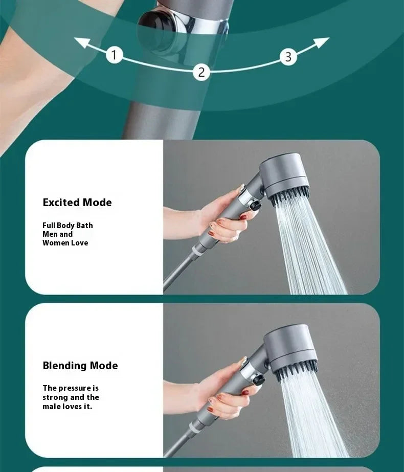 Powerful Supercharged Shower Head