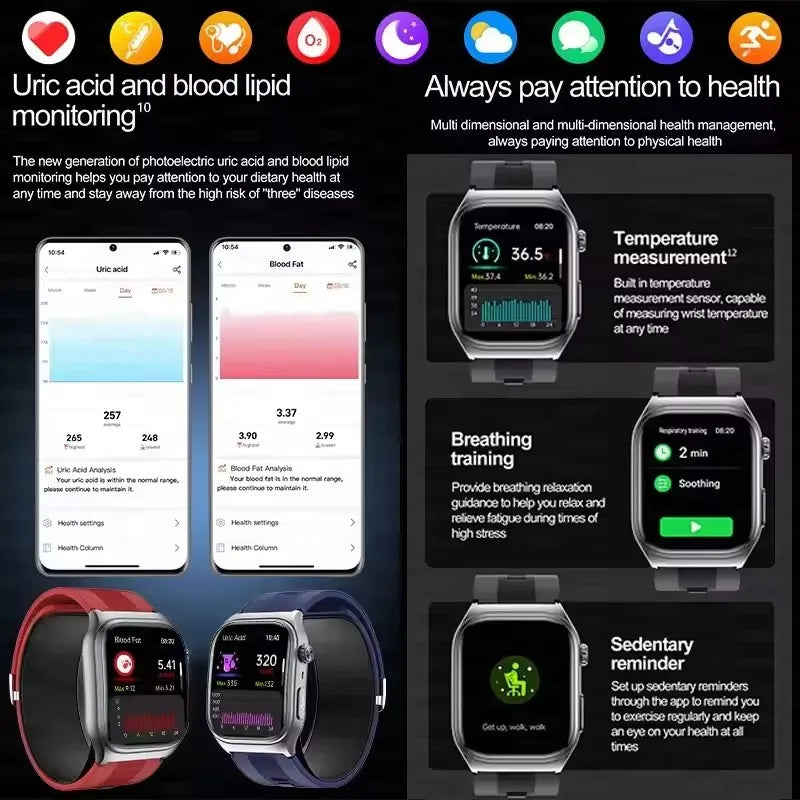 2025 New Health Monitor Smart Watch