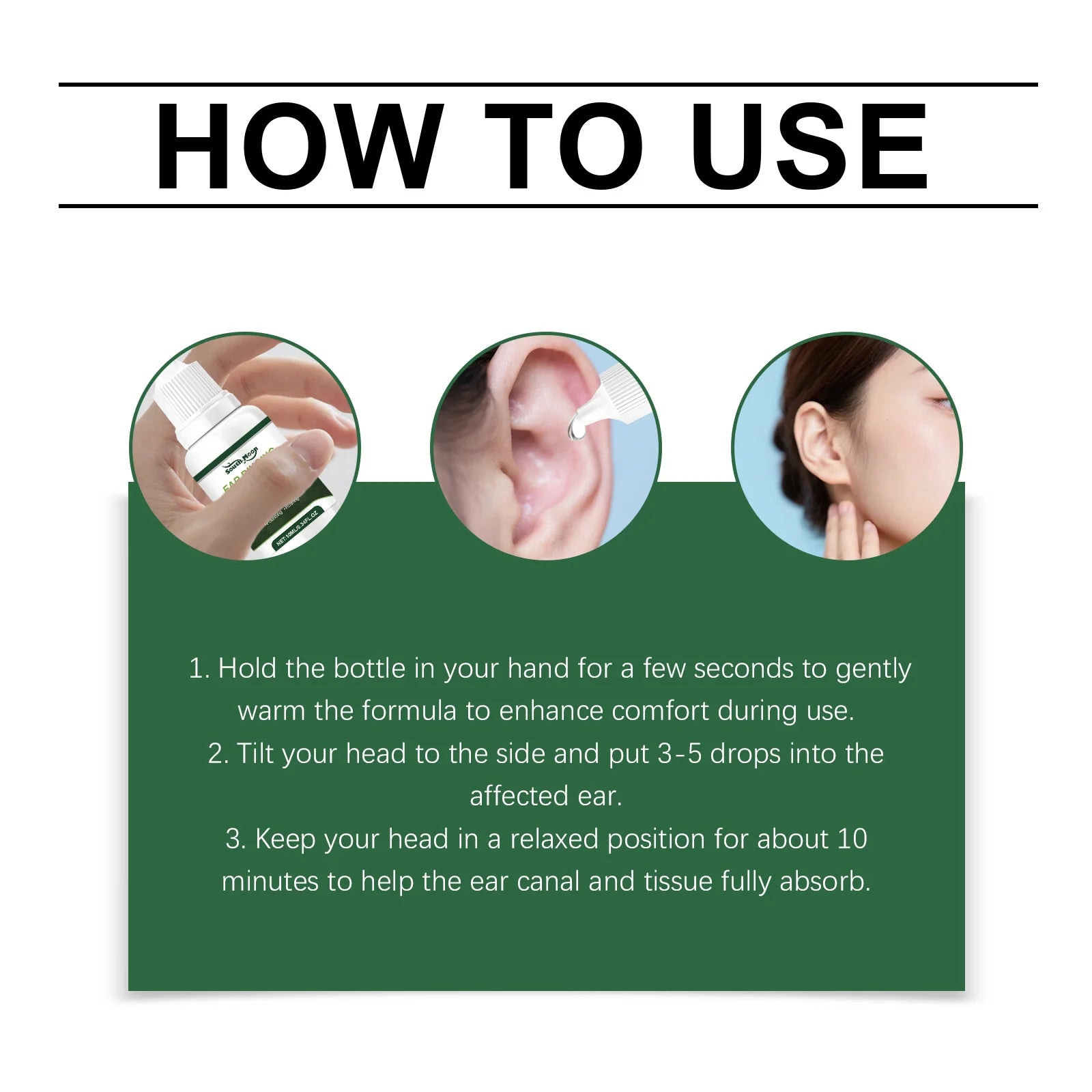 Tinnitus Relief Oil For Improved Ear Health Protect Hearing Alleviate Ear Ringing Deafness Discomfort Remove Earwax Otitis Care