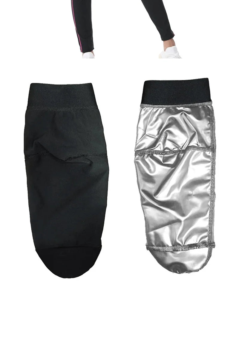 Naisstoo Women's Sauna Suits for Weight Loss Shapewear Set Sauna Shirt and Sauna Pants Fitness Slimming Training Suit