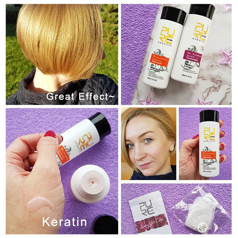 PURC Keratin Treatment Shampoo Conditioner