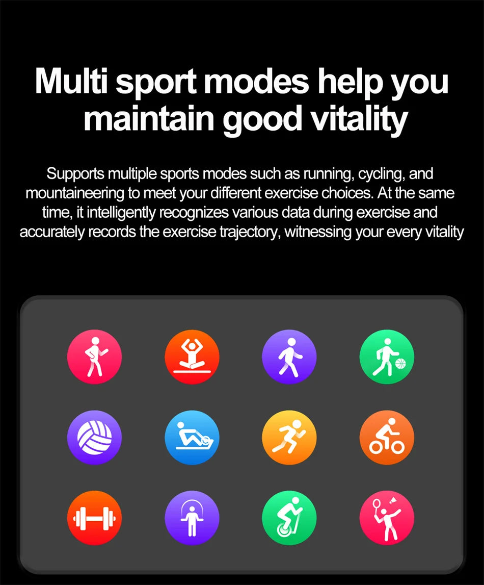 2025 New Health Monitor Smart Watch