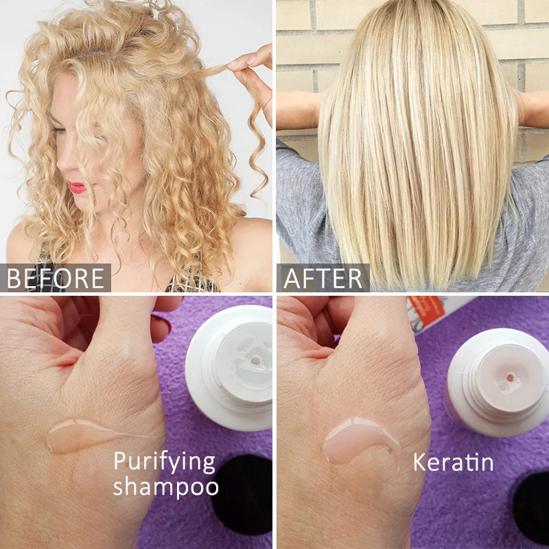 PURC Keratin Treatment Shampoo Conditioner
