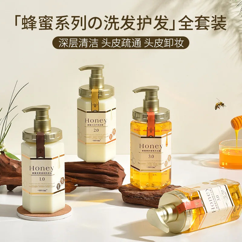 шампунь Nourish Shampoo Conditioner  The Hair Honey Shampoo Clean The Scalp Hair Shampoo and Conditioner 탈모샴푸 수향미