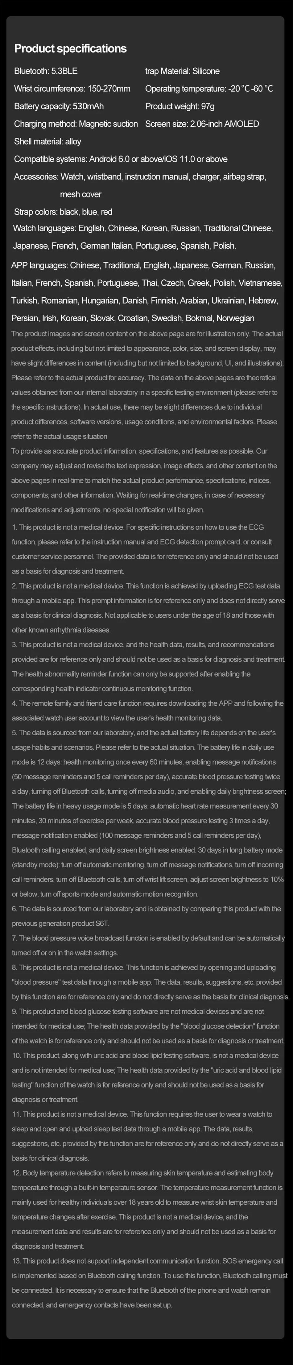 2025 New Health Monitor Smart Watch