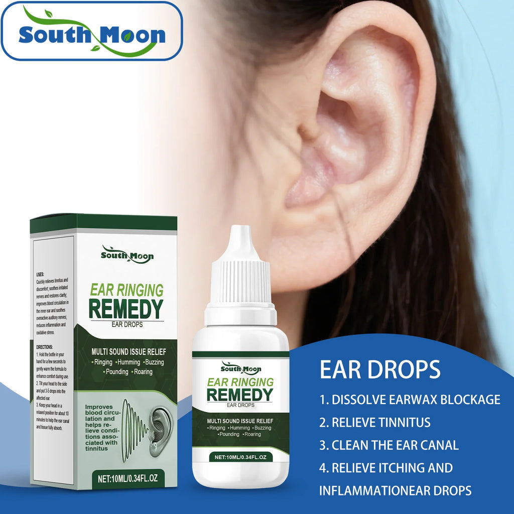 Tinnitus Relief Oil For Improved Ear Health Protect Hearing Alleviate Ear Ringing Deafness Discomfort Remove Earwax Otitis Care