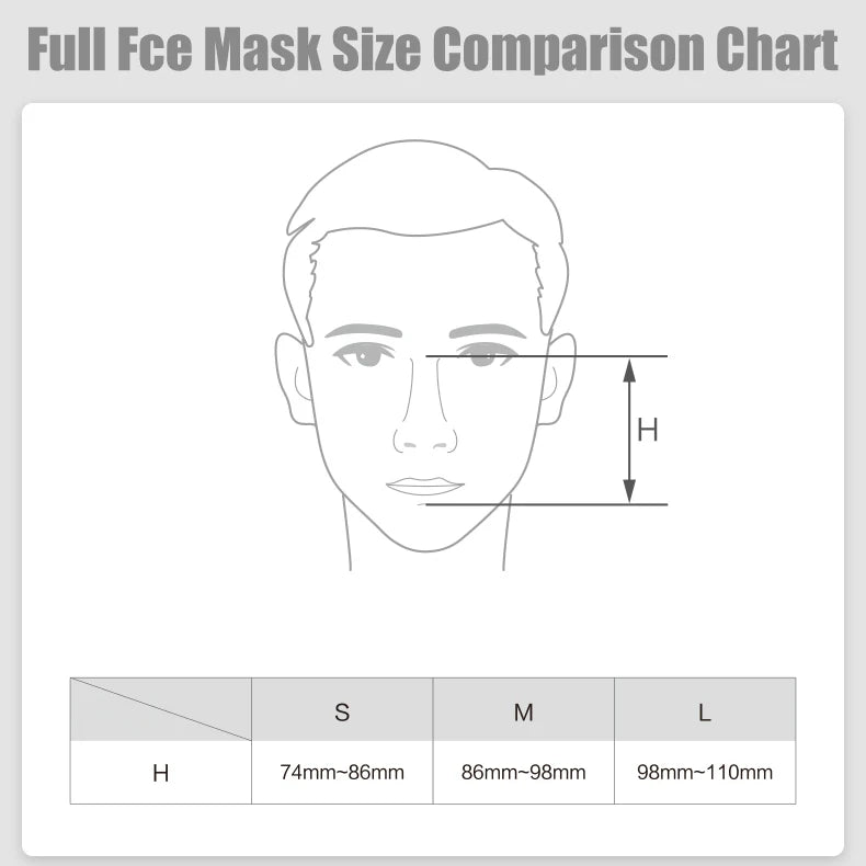 YF-02 CPAP Full Face Mask With Adjustable Headgear For Sleep Apnea Anti-snoring And Sleep Aid