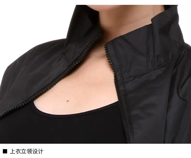 Sauna Suit Man Loose Gym Clothing Sets for Sweating Weight Loss Sports Active Wear Slimming Full Body Tracksuit Solid Fitness