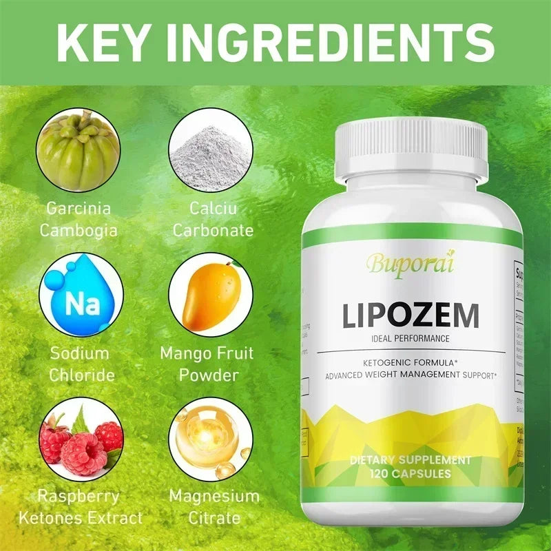 Lipozem Supplement - Weight Loss Capsules, Boosts Metabolism, Increases Energy and Controls AppetiteSupplements