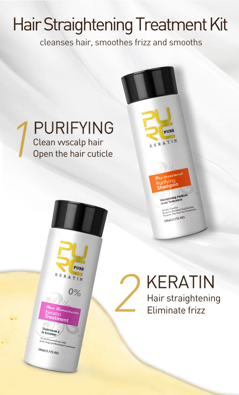 PURC Keratin Treatment Shampoo Conditioner