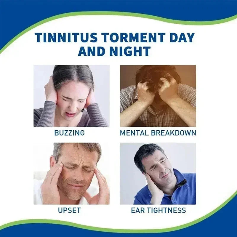 Tinnitus Relief Clip Magnetic Ear Clip Anti Ear Ringing Pain Itchy Earache Pressure Treatment Improve Hearing Calming Ear Set