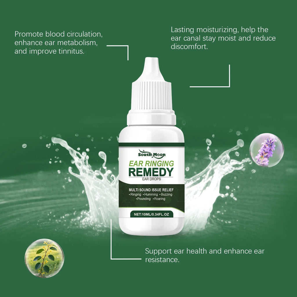 Tinnitus Relief Oil For Improved Ear Health Protect Hearing Alleviate Ear Ringing Deafness Discomfort Remove Earwax Otitis Care