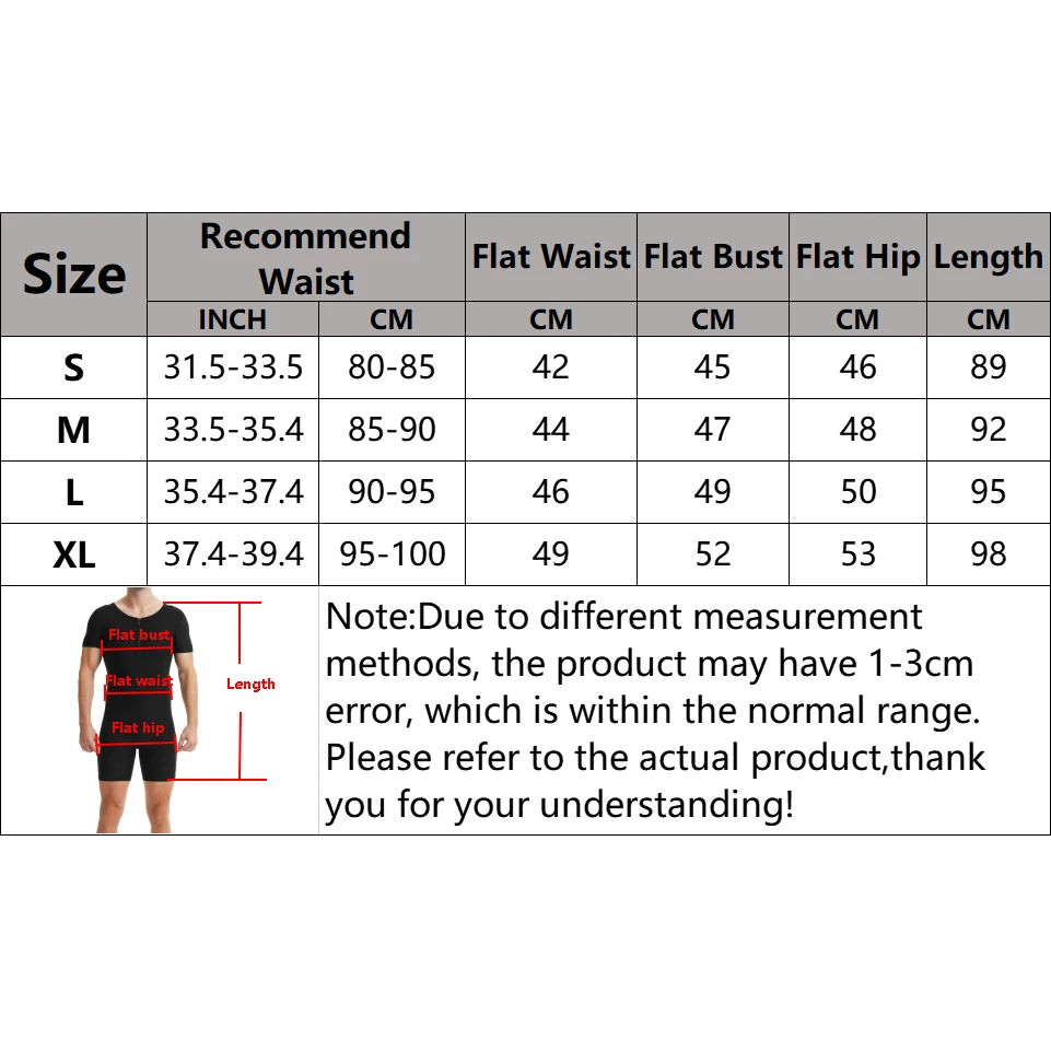 Men Sauna Suits Hot Sweating Jumpsuits Waist Trainer Weight Loss for Fitness Gym Exercise Training Wear Fat Burning Bodysuits