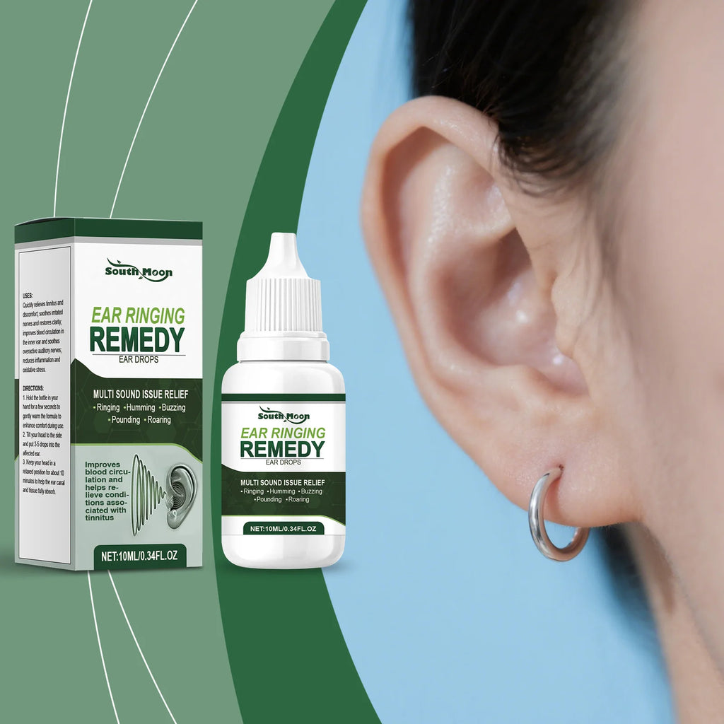 Tinnitus Relief Oil For Improved Ear Health Protect Hearing Alleviate Ear Ringing Deafness Discomfort Remove Earwax Otitis Care