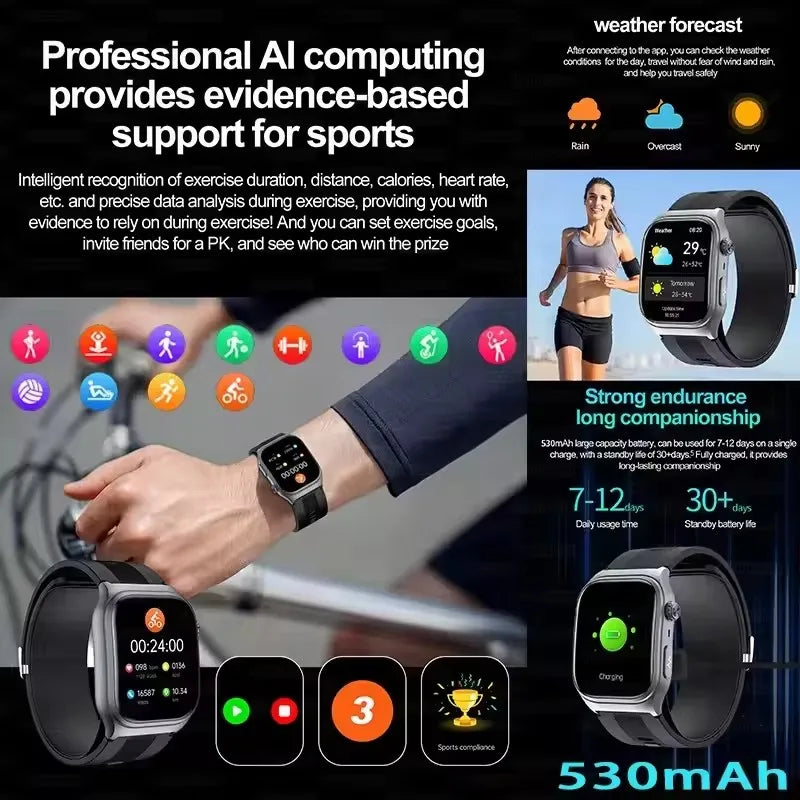 2025 New Health Monitor Smart Watch